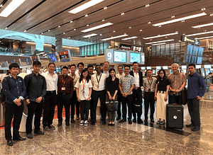 BAGTAG team at Singapore Changi Airport